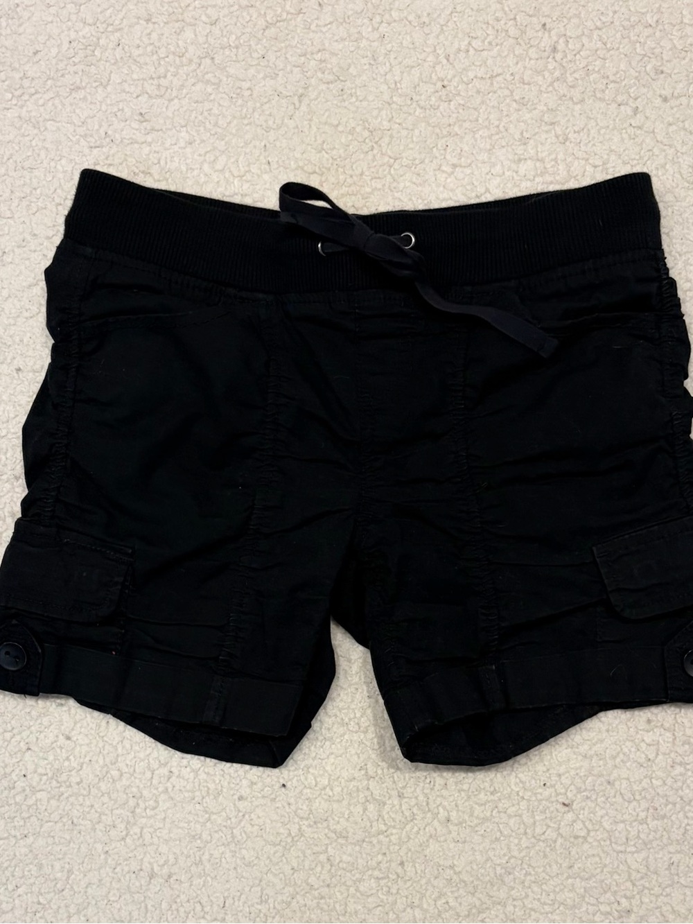 No Boundaries Black Cargo Utility Shorts (Size 3)